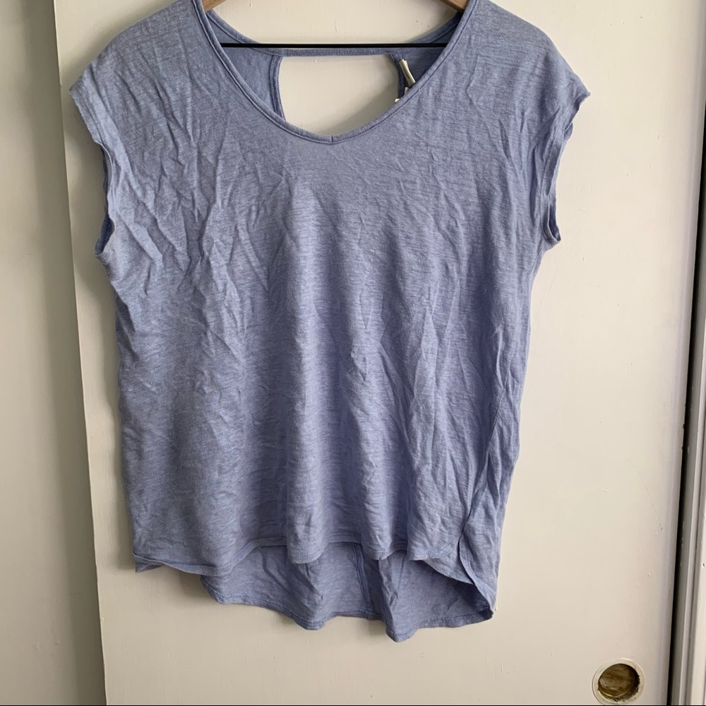 Light blue Cynthia Rowley linen shirt